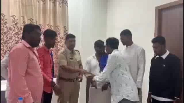 पोलीस निरीक्षक अभिषेक शिंदे यांचा भिम आर्मीने केला सत्कार