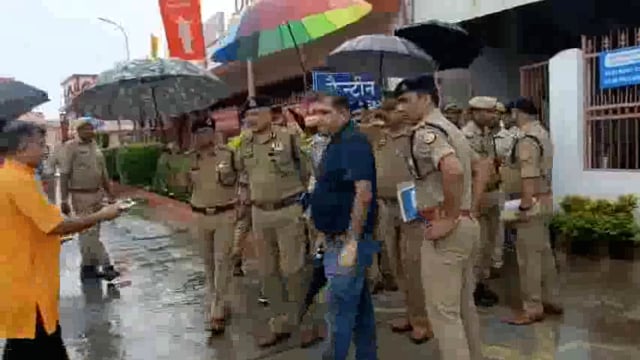 श्री कृष्ण जन्माष्टमी को लेकर एडीजी, आईजी एसपी ने सुरक्षा व्यवस्था का लिया जायजा 