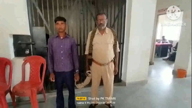 पुलिस ने एक वारंटी को गिरफ्तार कर भेजा न्यायालय 