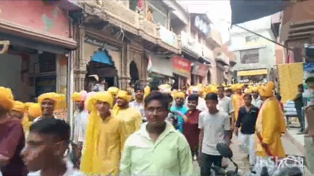 अजन्मे की जन्म को लेकर जादौन यदुवंश समाज में भारी उत्साह व उमंग निकाली विशाल शोभा यात्रा