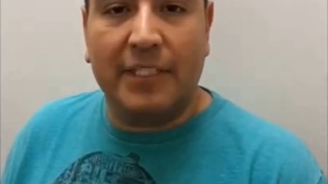 Patient sharing their recovery story