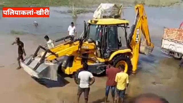 पलिया-निघासन मार्ग‌ पर जमकर हो रही अवैध वसूली, प्रशासन मौन