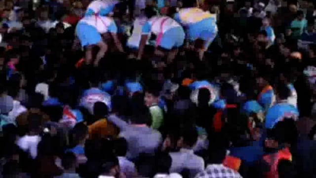 कवठेमहांकाळ येथील भाजप प्रभोदय दहिहंडी तासगावच्या शिवगर्जना मंडळाने फोडली