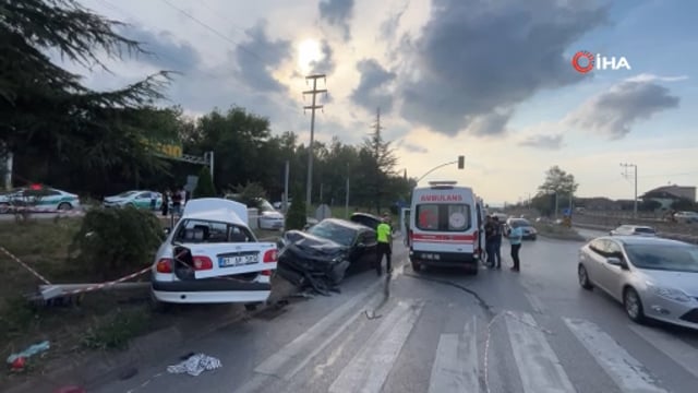 Düzce Plakaı Araç Kazaya Karıştı