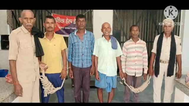 पुलिस ने परना डाबर थाना क्षेत्र के विभिन्न गांव से चार वारंटी को गिरफ्तार कर भेजा न्यायालय