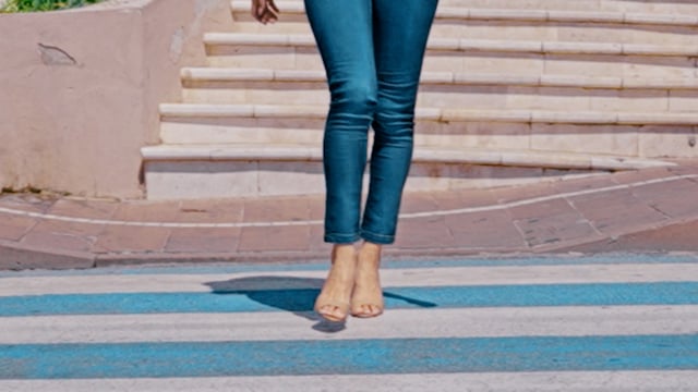 Tvarující džínové legíny Anne