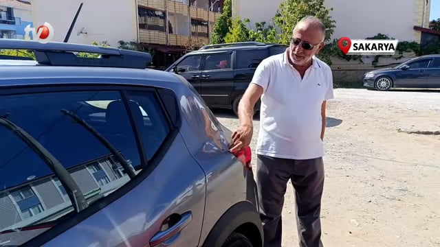 Kız Arkadaşına Sinirlendi, Başkasının Yeni Aldığı Aracını Yumrukladı