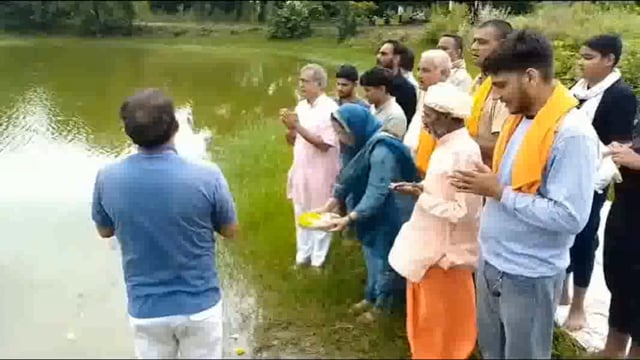 सुरीर के राजाघड़ी खावल में राधा अष्टमी के पावन पर्व पर जलदेवालय पूजन कार्यक्रम किया गया