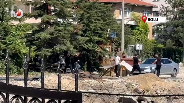 İnşaatta Çıkan Silahlı Kavga Vatandaş Kamerasına Yansıdı