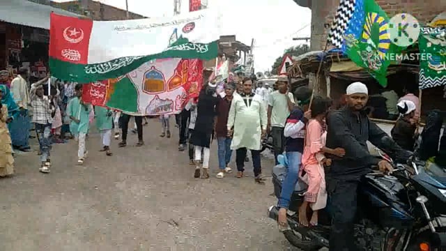 पैगंबर हजरत मोहम्मद साहब के जन्मदिन पर निकल गया मोहम्मदी जुलूस