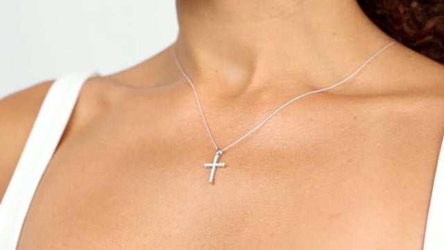 Diamond Cross Pendant - Video