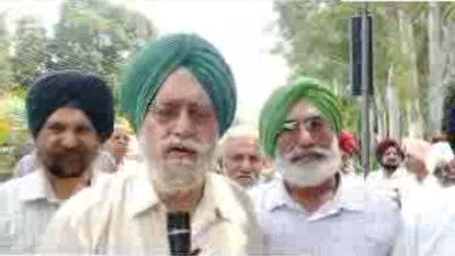 PENSSIONERS JOINT FORM PROTEST AGAINST PUNJAB GOVT 