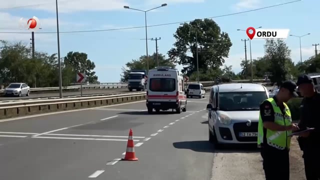 Ordu'da ‘Dur' İhtarına Uymayan Motosiklet Sürücüsünün Çarptığı Astsubay Şehit Oldu