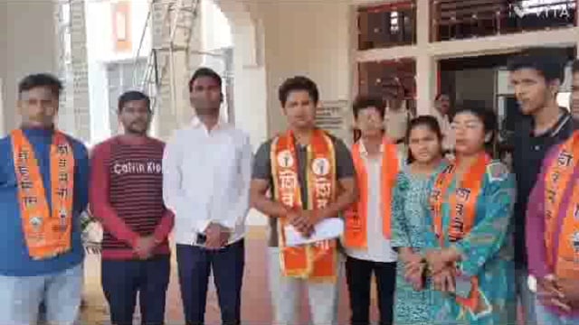 शिवाजी विद्यापीठ मध्ये आज शिवसेना उबाठा युवा संघटना ने निवेदन देण्यात आले.