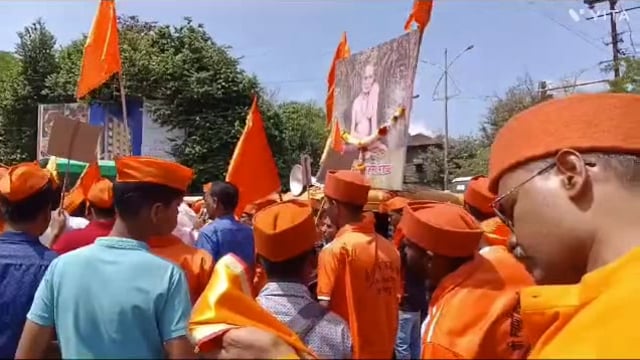 ज्ञानेश महाराव यांनी श्री स्वामी समर्थ यांचे विषयी अवमान कारक वक्तव्याबद्दल कारवाई चे निवेदन कलेक्टर यांना दिले.