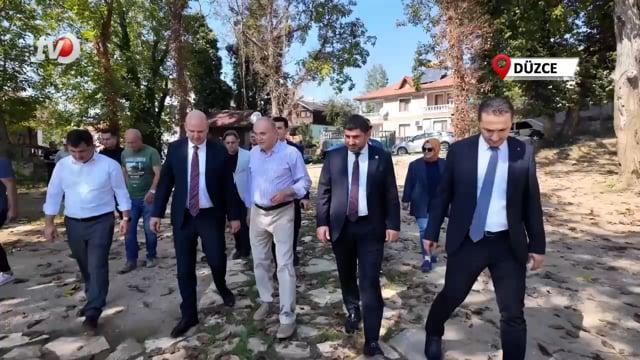 Genel Başkan İleri Konuralp Antik Kentinde Kazı Çalışmaları İnceledi