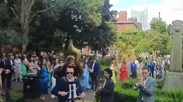 Brassed off - This is how you get your wedding party moving!