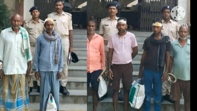 पुलिस ने मारपीट करने के आरोप में 6 आरोपी को गिरफ्तार कर भेजा न्यायालय