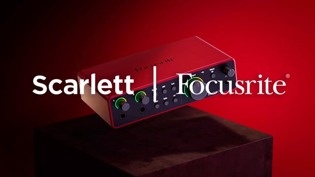 Focusrite Scarlett 4th Gen CGI product film