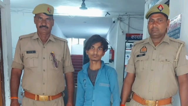 जमुनापार पुलिस ने फर्जी कहानी गढ़कर पिता से 1 लाख की फिरौती मांगने वाले आरोपी युवक को किया गिरफ्तार।