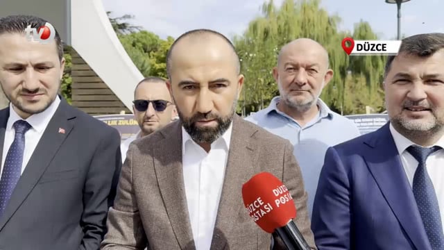 AK Parti Düzce İl Başkanlığından Gazze'ye Destek