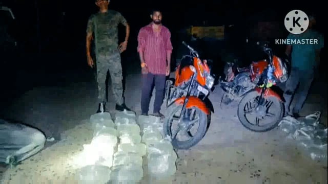 पुलिस ने 160 लीटर महुआ शराब के साथ दो बाइक सवार सहित तीन लोगों को किया गिरफ्तार