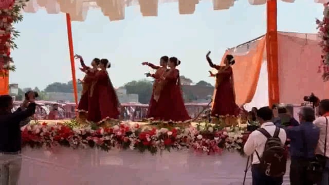 गोंडा में 108 कन्याओं का हुआ पूजन।