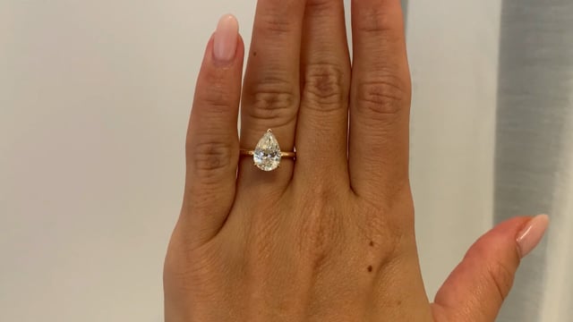 1.85ct Pear Engagement Ring - Video