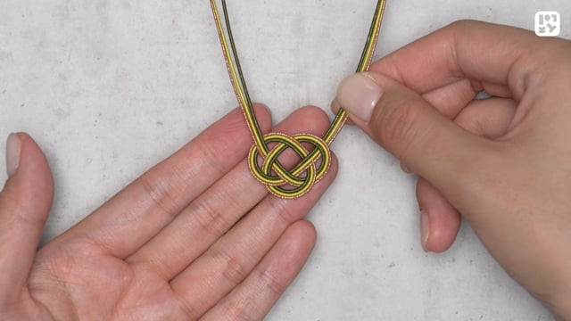 基本のあわび結び