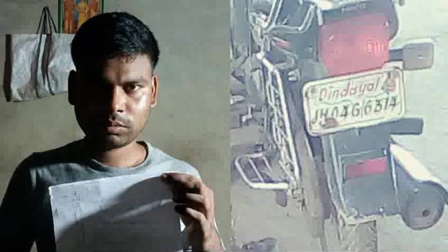 हाट से मोटरसाइकिल चोरी