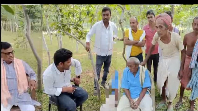 पुर्व मुखिया एवं ग्रामीणों की सहमति से  रूका हुआ रोड बनाने की मिली मंजूरी 