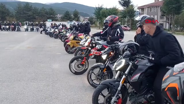 Motosikletlilerden 'Yenidoğan Çetesi' protestosu