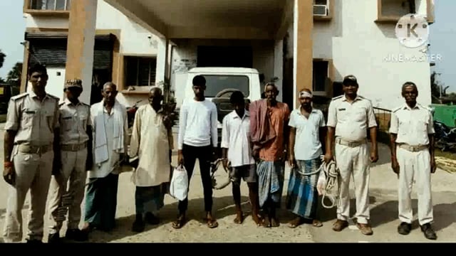 मारपीट मामले में बीएनएस के छह आरोपी को पुलिस ने किया गिरफ्तार भेजा न्यायालय