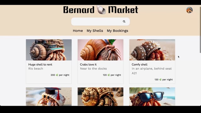 Website - Bernard Market Thumbnail
