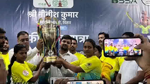 हाॅकी ट्रॉफी गौरव यात्रा पहुंचा बांका जिला पदाधिकारी ने किया स्वागत 