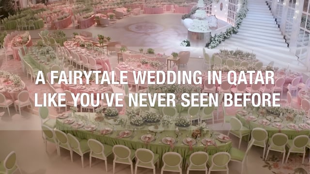 A Fairytale Wedding in Qatar Like You've Never Seen Before