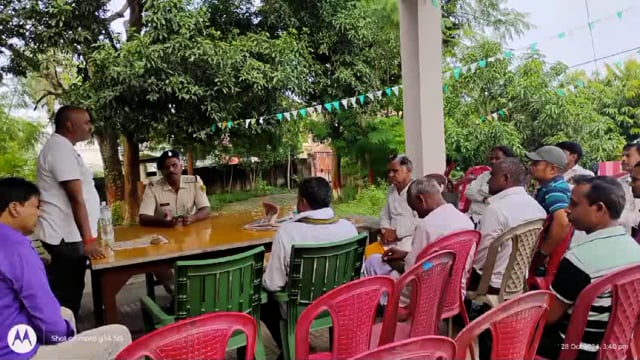 जयपुर थाना परिसर में दिपावली व छठ पर्व को लेकर शांति समिति की बैठक 