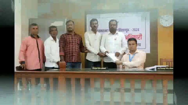 शेतकरी संघटनेचे एडवोकेट गणेश जुगदर यांचा उमेदवारी अर्ज दाखल #shetkari_sanghtna