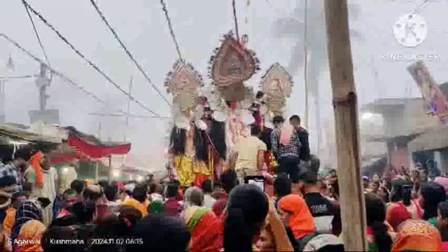 कुशमाहा गांव में तांत्रिक विधि से होती है मां काली की पूजा।400 साल पुराना है इतिहास।