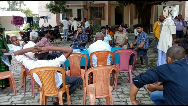 सिरदला थाना परिसर में जनता दरबार आयोजित कर दो मामलों का किया गया निष्पादन