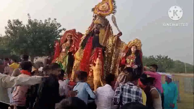 मौलाना चक में बुढ़िया काली का हुआ विसर्जन । 500 सालों का है इतिहास।