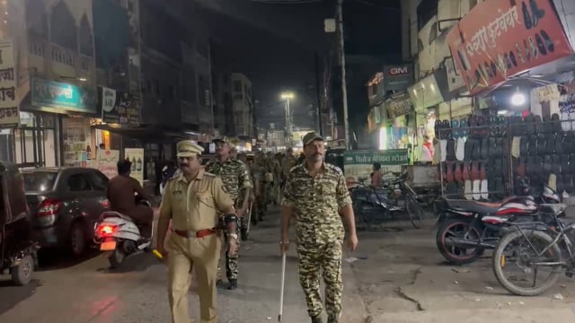 अकोला रूट मार्च 