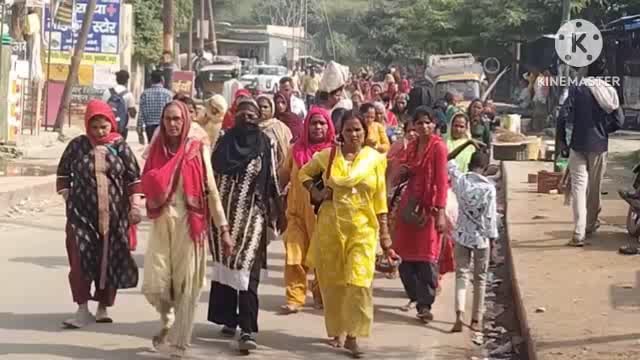 अक्षय नवमी पर तीन वन की परिक्रमा करने को उमडा़ जनसैलाब, श्रध्दालु भक्तों ने तीन वन की परिक्रमा कर कमाया पुण्य लाभ।