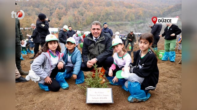 Binlerce Fidan Toprakla Buluştu