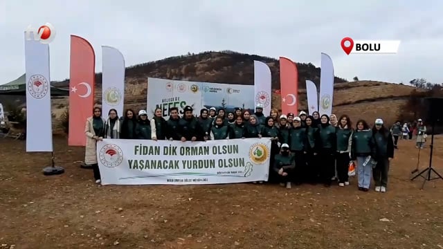 Bolu’da 30 Bin Fidanla Yangınların Yaraları Sarılıyor