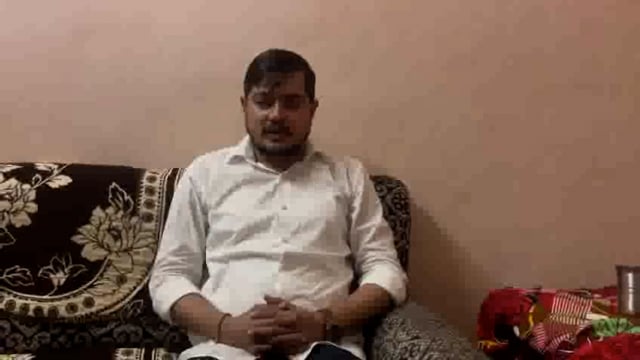 प्रयागराज में छात्रों पर लाठीचार्ज के विरोध में जा रहे छात्र पंचायत अध्यक्ष शिवम पांडे को उनके घर पर किया गया नजरबंद