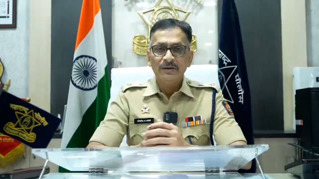 विधानसभा निवडणूक मतदानाच्या पार्श्वभूमीवर  परभणीचे पोलीस अधीक्षक  रवींद्रसिंह परदेशी यांचे आवाहन