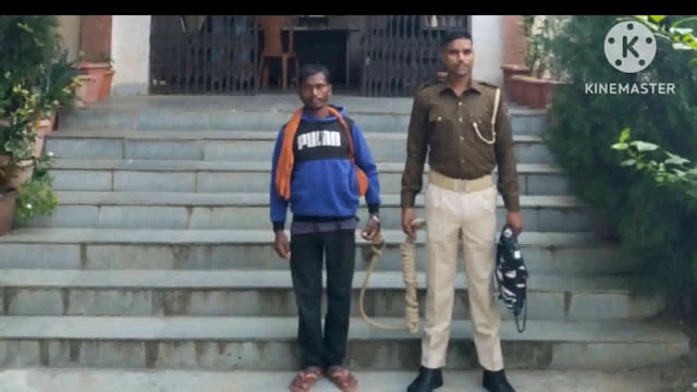 पुलिस ने एक एनबीडब्ल्यू वारंटी को गिरफ्तार कर भेजा न्यायालय