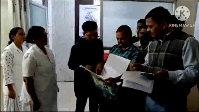 जिला स्तरीय टीम के द्वारा अमरपुर रेफरल अस्पताल का किया गया निरीक्षण।