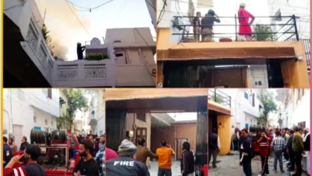 रुड़की घर के अंदर गैस सिलैंडर फटने से लगी आग! लोगों में दहशत का माहौल!